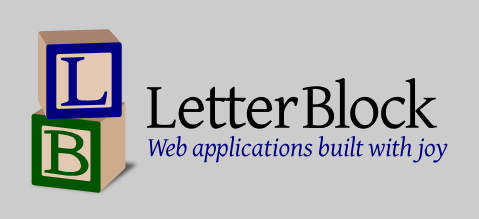LetterBlock: Web applications built with joy
